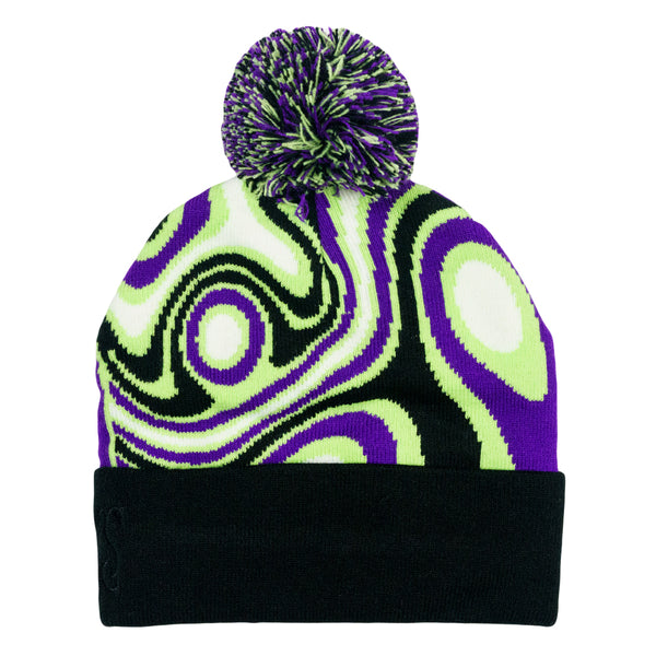 Hacked Seafoam Pom Beanie – Grassroots California