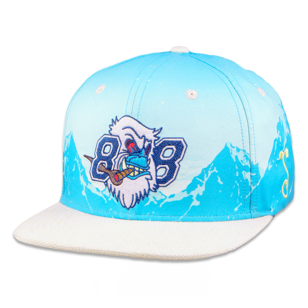 Elev808 x Grassroots Yeti Blue Snapback Hat