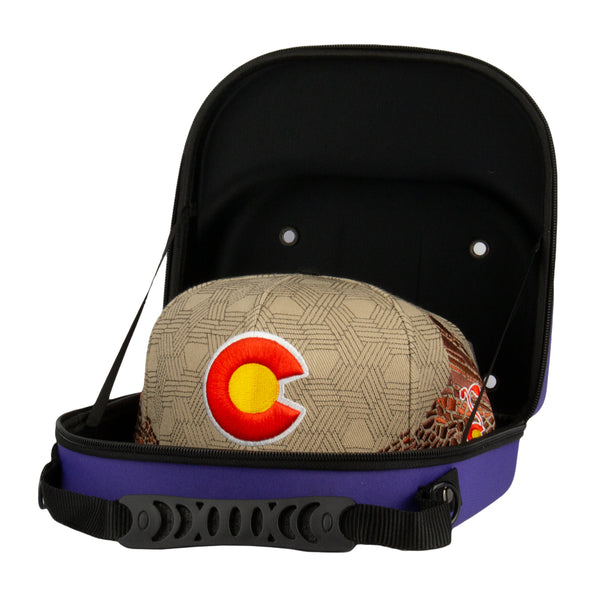 Hat Box Travel Crush Proof Carry On with Luggage Strap and Shoulder Strap