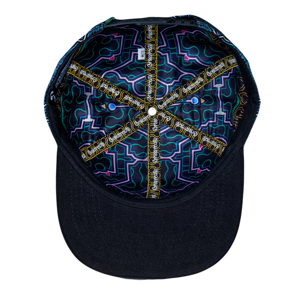 V's Navy Pinstripe Fitted Hat S/M