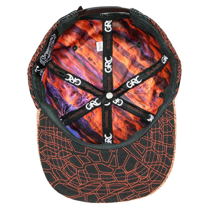 Red Rocks Black Snapback Hat