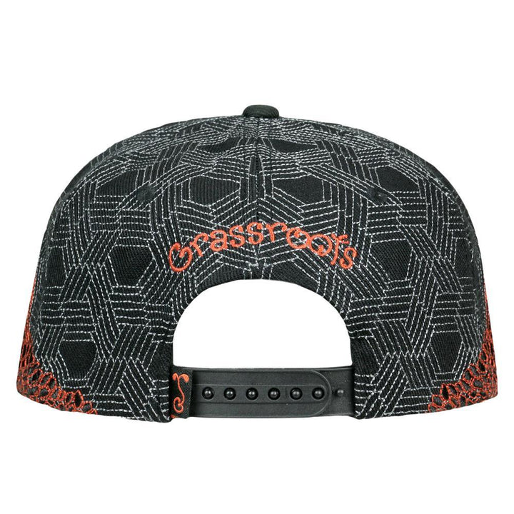 Red Rocks Black Snapback Hat