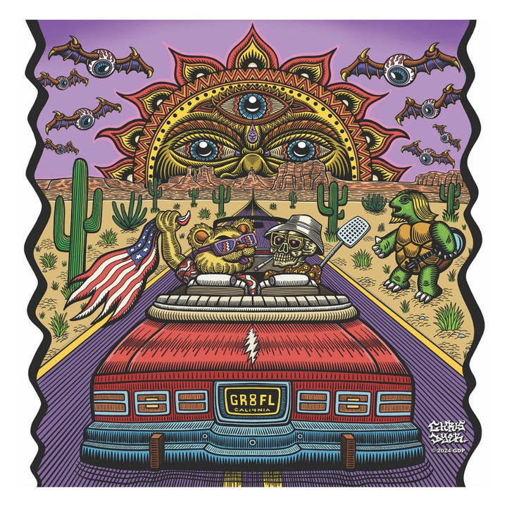 Dead & Company Dead Forever Official Poster - The Sphere | Las Vegas July 4 5 6 2024