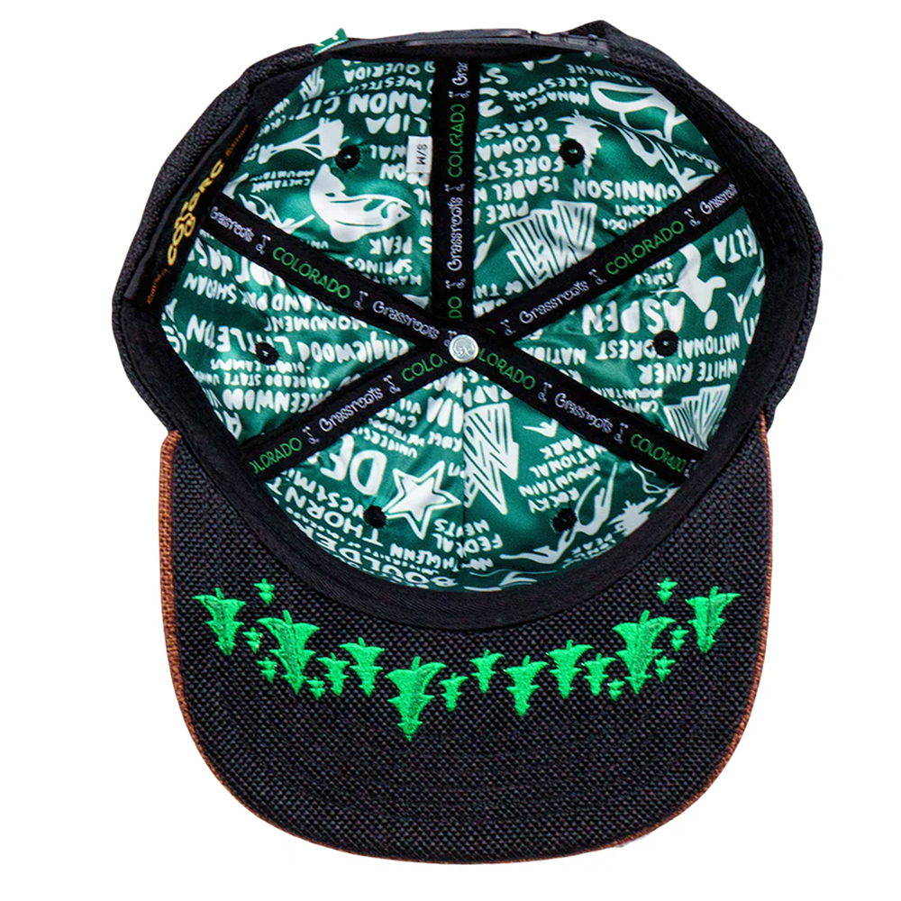 ColoFuckinRado Black Snapback Hat