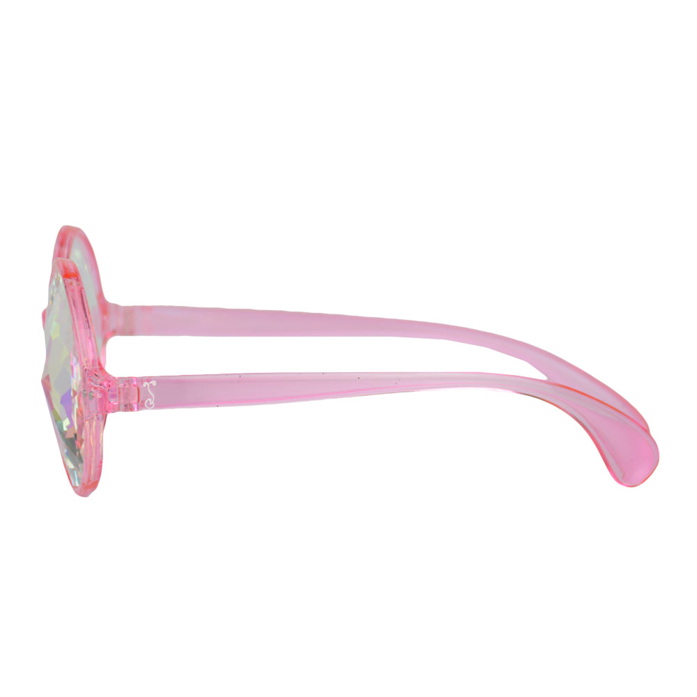 Pink Round Spectral Glasses