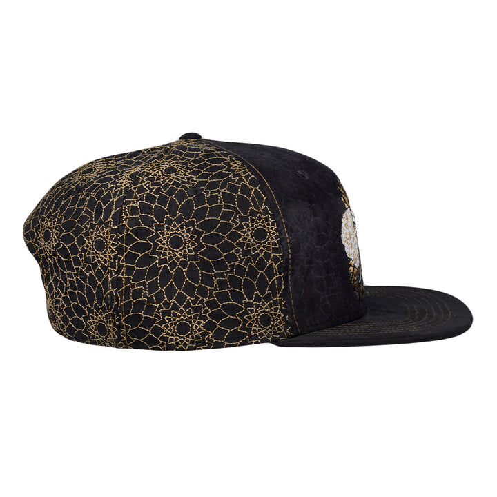 14th Anniversary Dhalia Elephant Black Snapback Hat