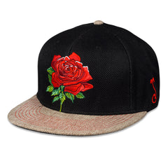 Stanley Mouse Red Rose Black Fitted Hat Black / Fitted / 7 1/8