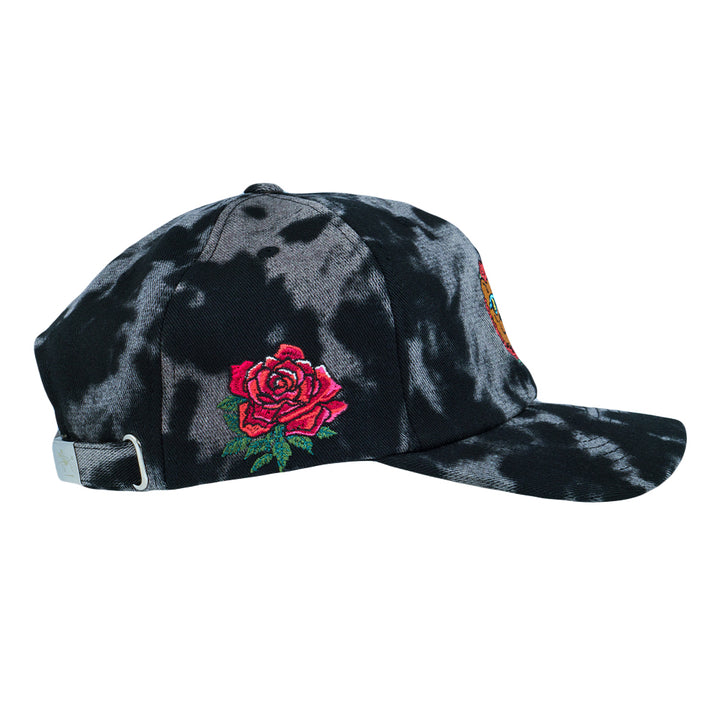 Gorra de papá teñida con rosa roja de Stanley Mouse