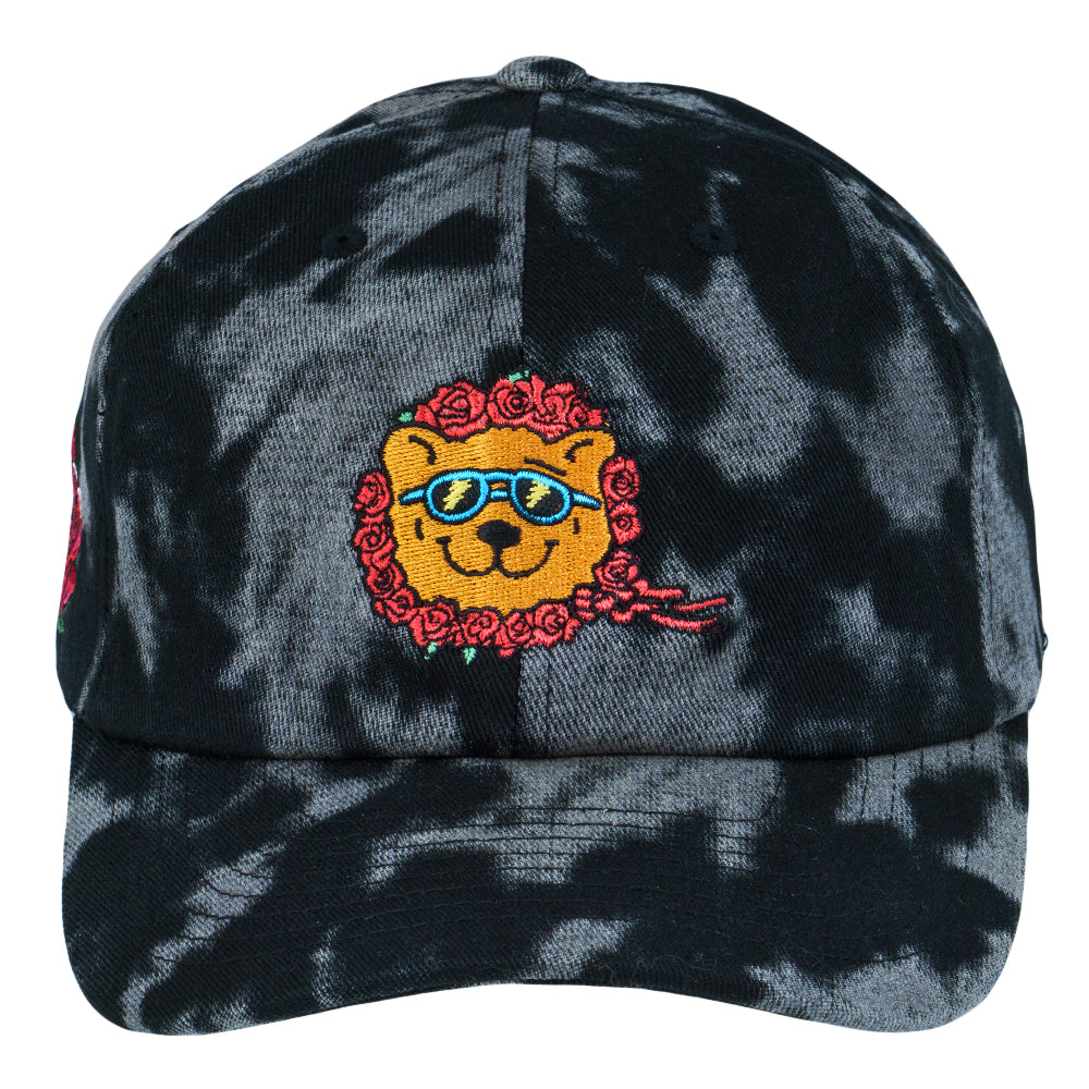 Gorra de papá teñida con rosa roja de Stanley Mouse