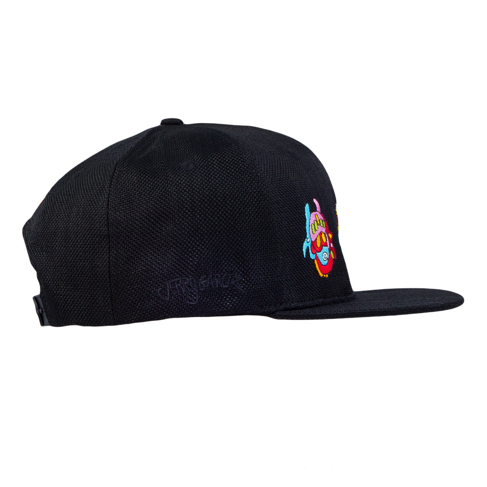 Jerry Garcia Space Container Trio Black Snapback Hat