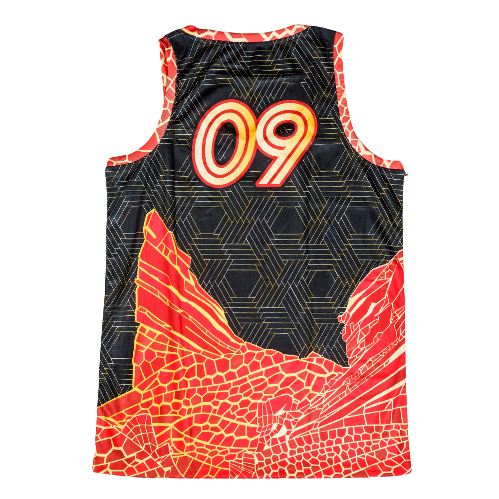 Red Rocks V4 Black Jersey