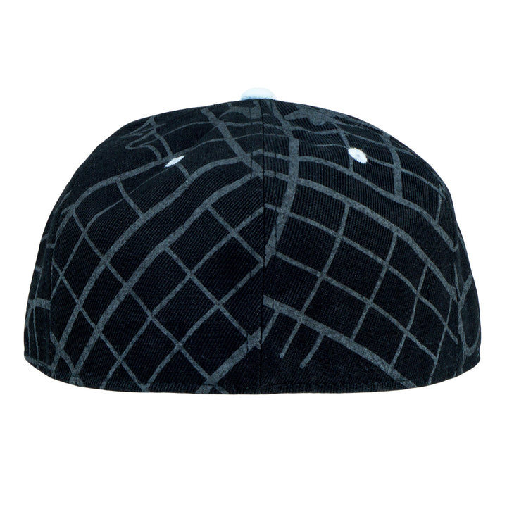 710 Ashbury Mosaic Black Fitted Hat