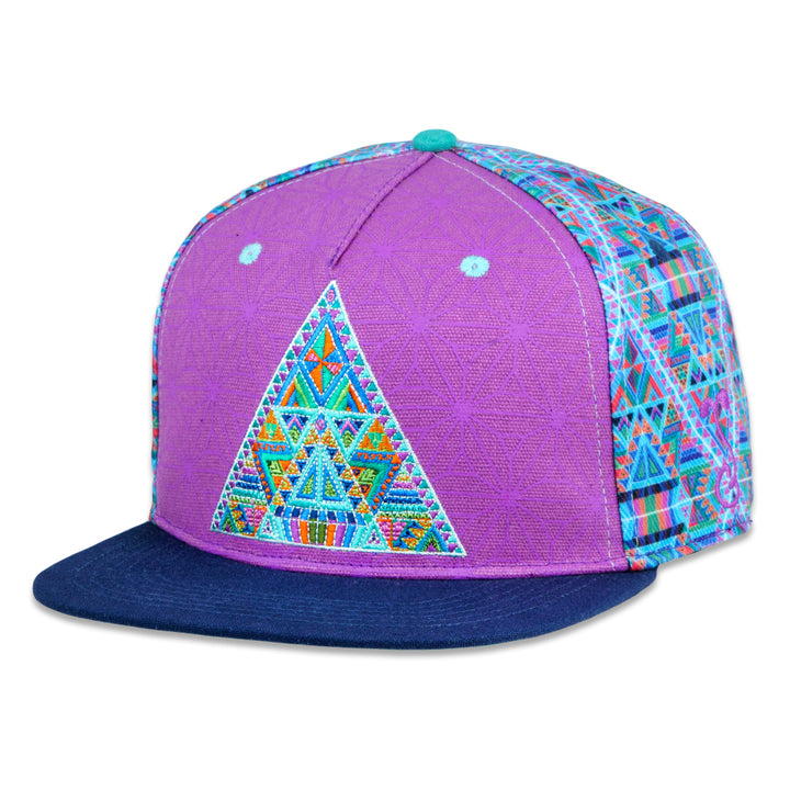 Chris Dyer DMT Triangles Purple Fitted Hat