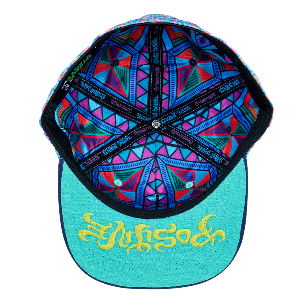 Chris Dyer DMT Triangles Purple Fitted Hat