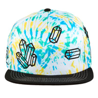 Gorra con efecto tie dye y cierre tipo snapback de FAB Shapes