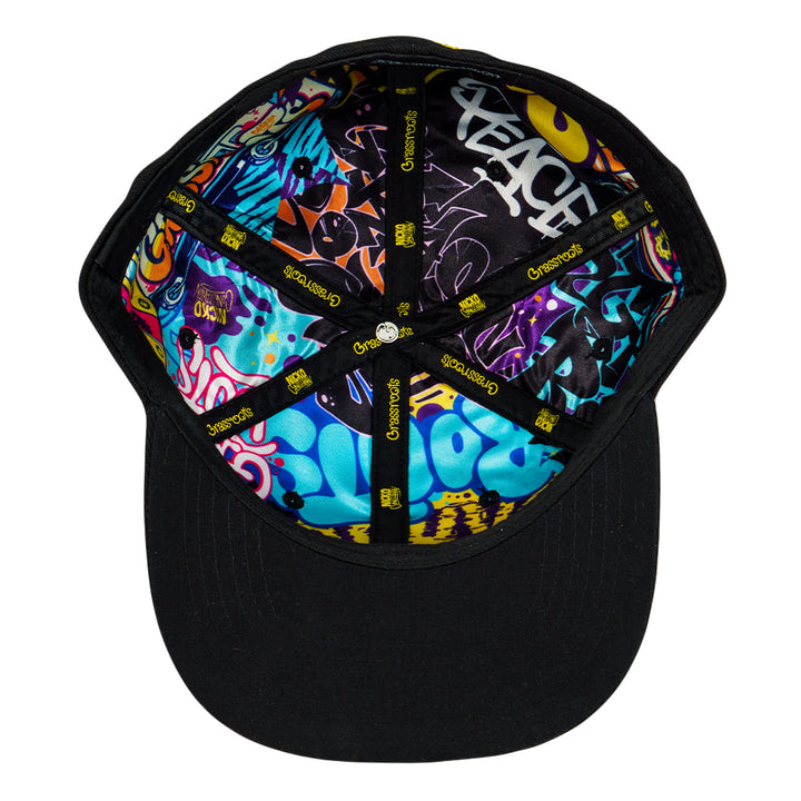 Nicko Handstyle Black Fitted Hat