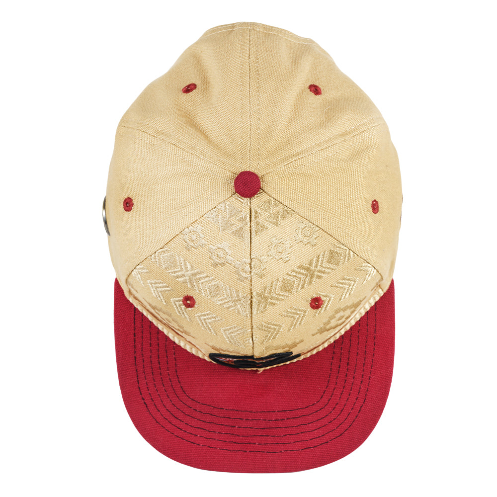 Tan best sale strapback hat