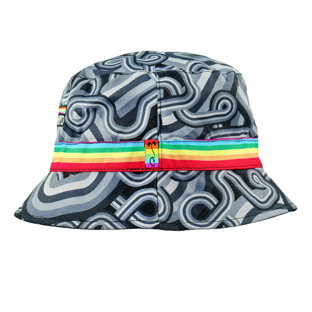 Pink Floyd DSOTM V2 Black Rainbow Reversible Bucket Hat