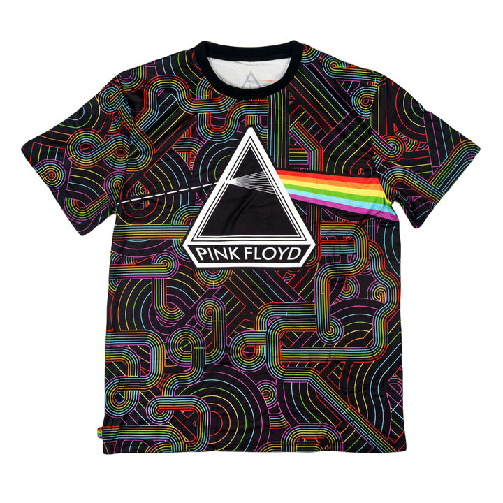 Camiseta arcoíris negra DSOTM V2 de Pink Floyd