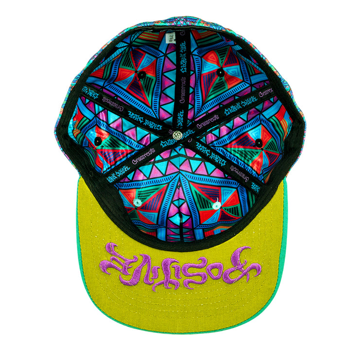 Gorra negra ajustada DMT Triangles de Chris Dyer