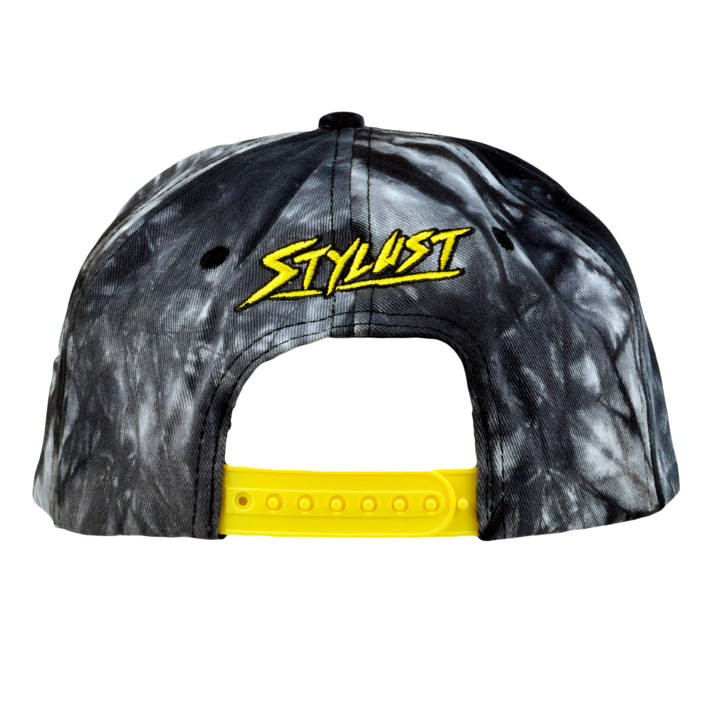 Gorra negra con bandana y diseño de gato de Stylust