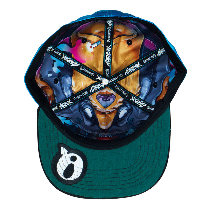 Tarbox Bear Teal Fitted Hat