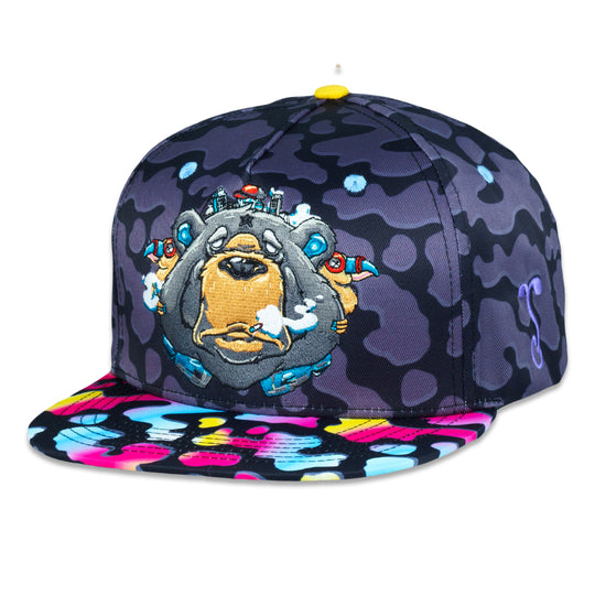 Removable Bear Cotton Candy Snapback Hat – Grassroots California