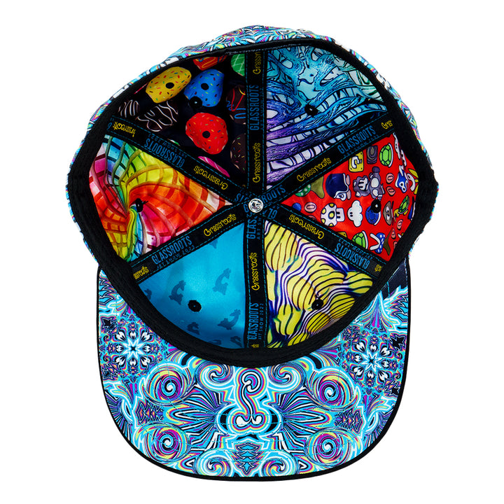 Gorra ajustada azul Glassroots 2023 