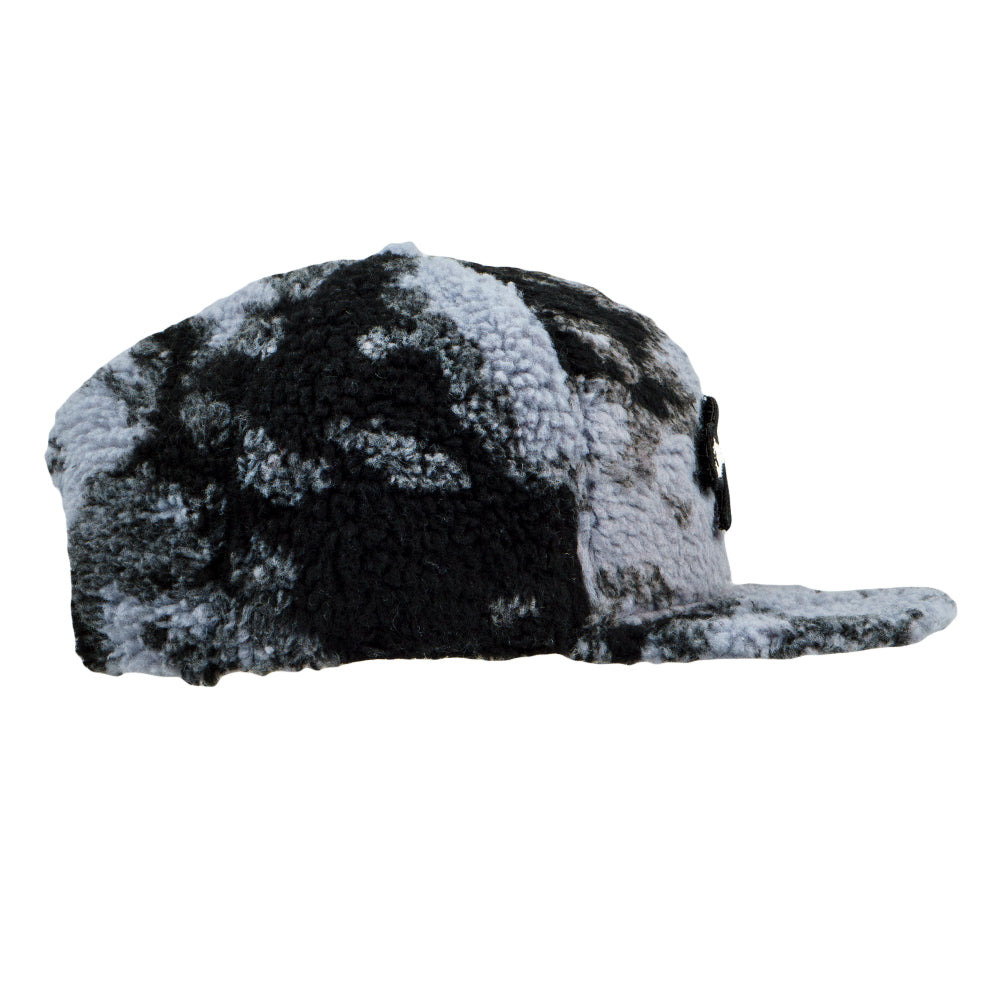 Removable Bear Panda Dyed Fleece Snapback Hat