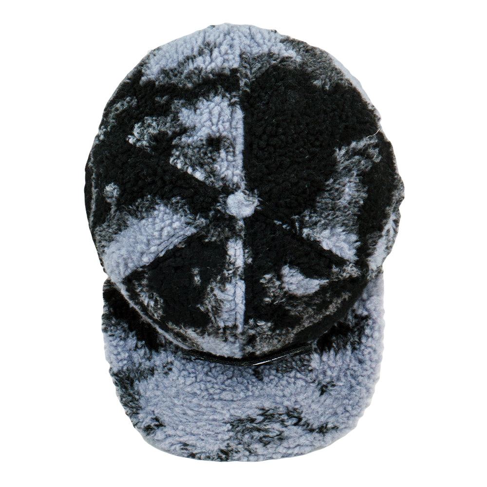 Removable Bear Panda Dyed Fleece Snapback Hat