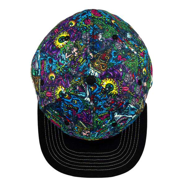 Chris Dyer Galaktic Gang Purple Fitted Hat Black / Fitted / 7 1/8