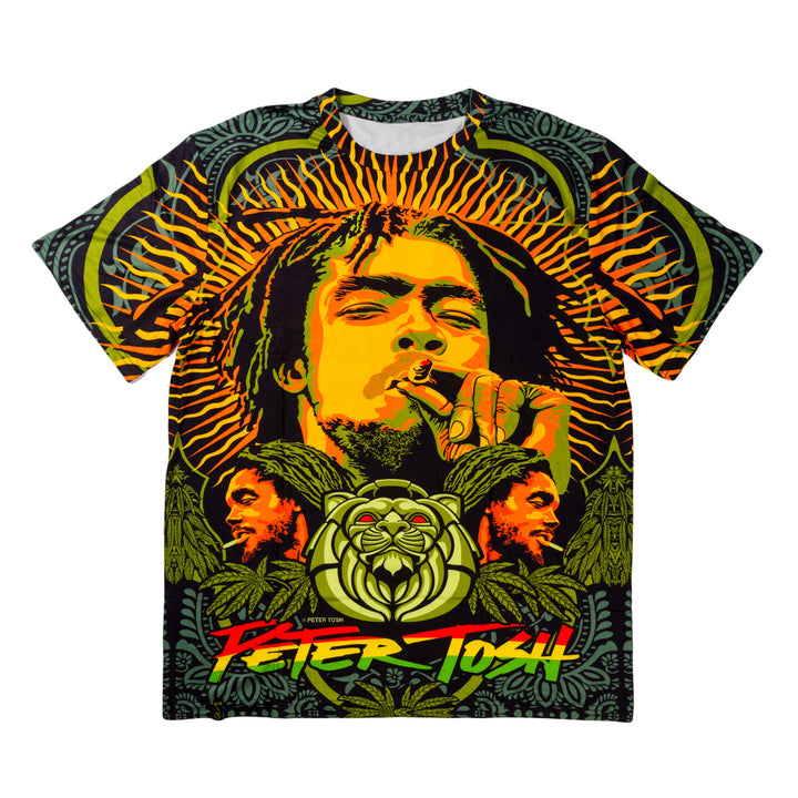 Camiseta con estampado de póster de Peter Tosh