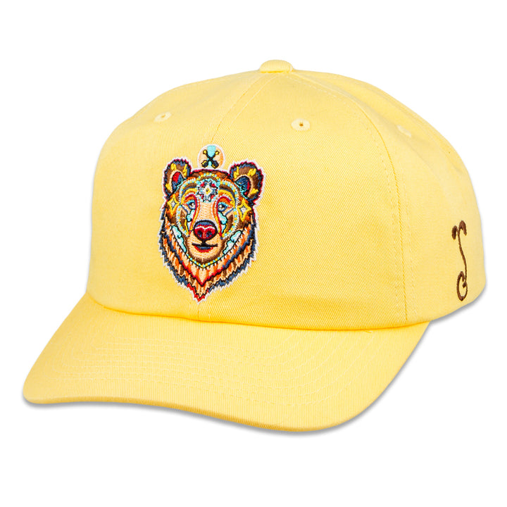 Gorra de papá amarilla con el logo de Brother Bear de Frank Brothers