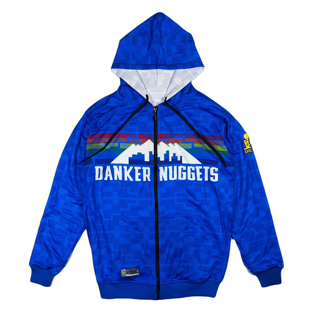 Sudadera con capucha reversible Pyramid de Danker Nuggets