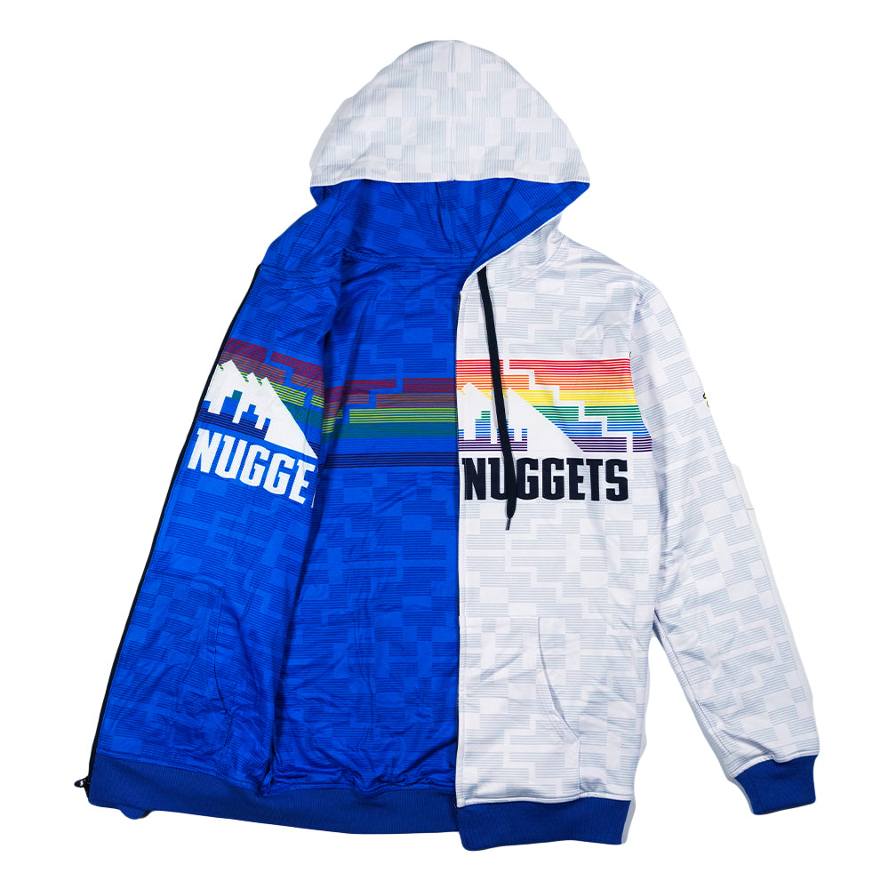 Sudadera con capucha reversible Pyramid de Danker Nuggets