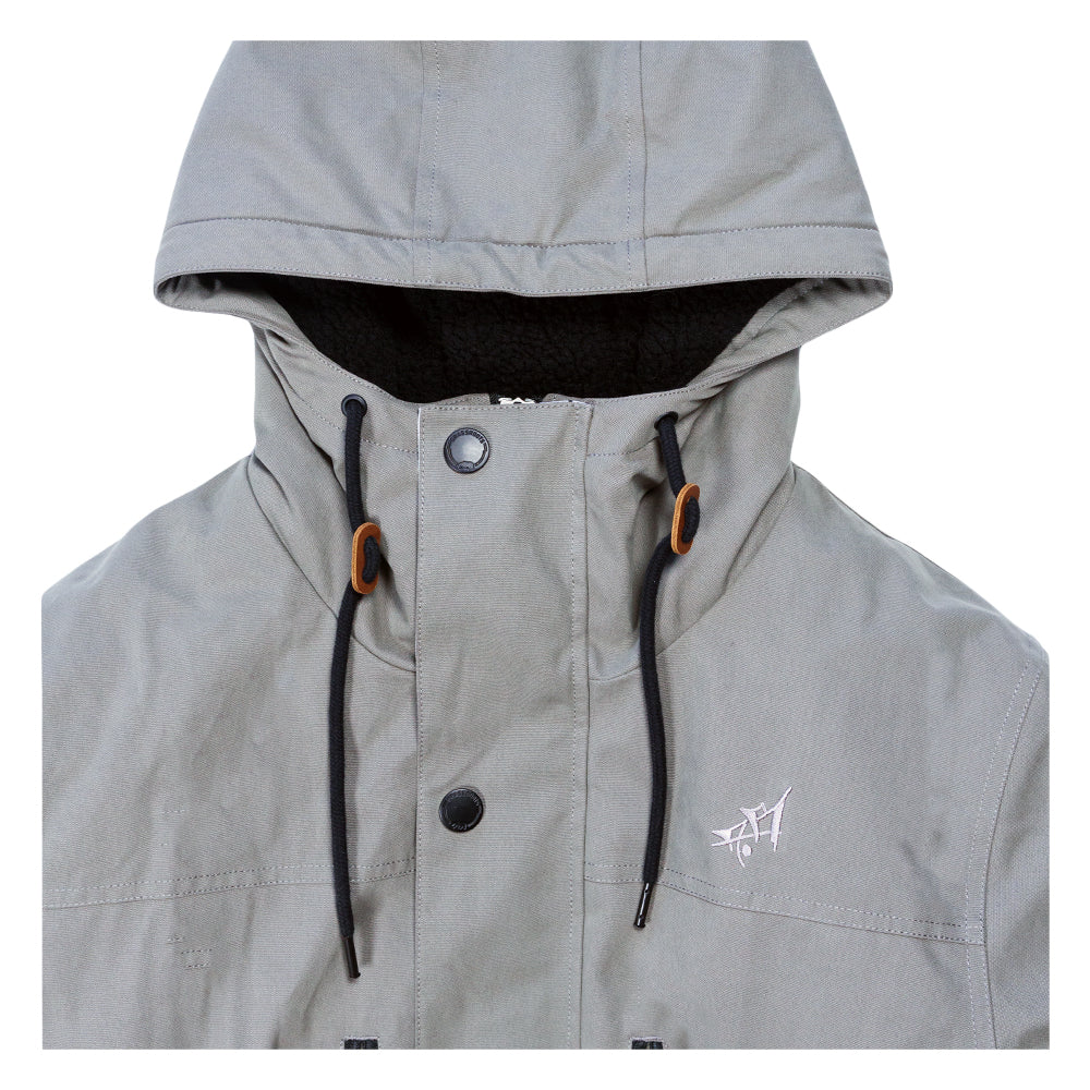 Aaron Brooks Split Moon Gray Parka Jacket – Grassroots California