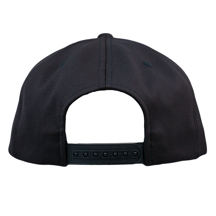 Gorra negra con visera Hulaween con degradado 