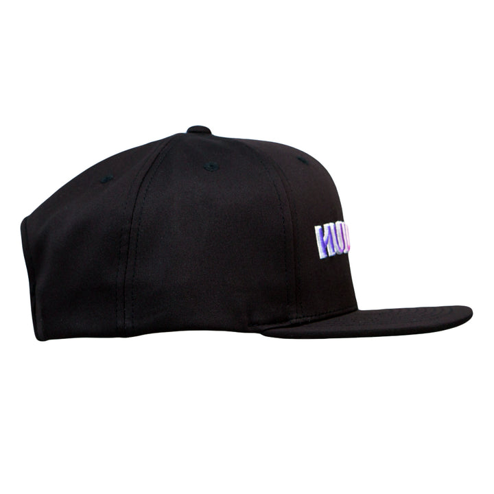 Gorra negra con visera Hulaween con degradado 