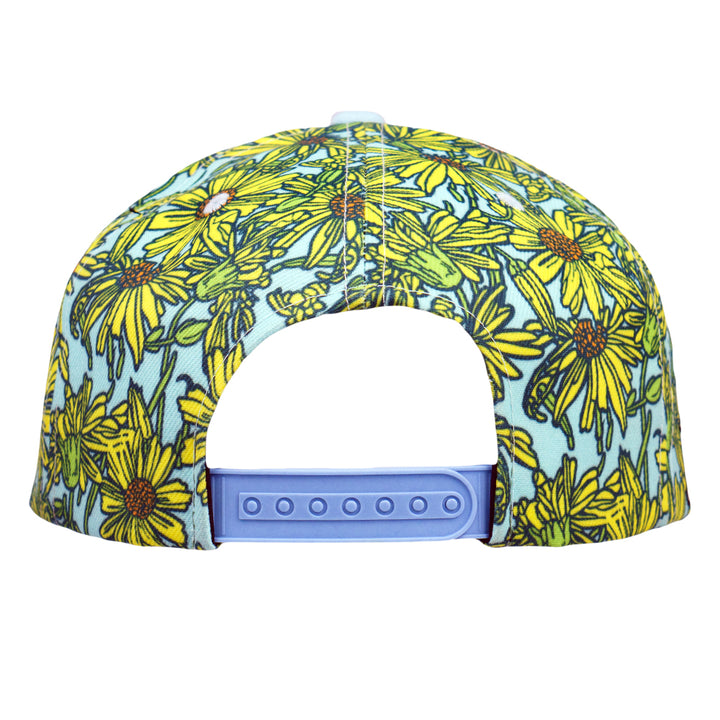 Janis Joplin Yellow Daisies Snapback Hat