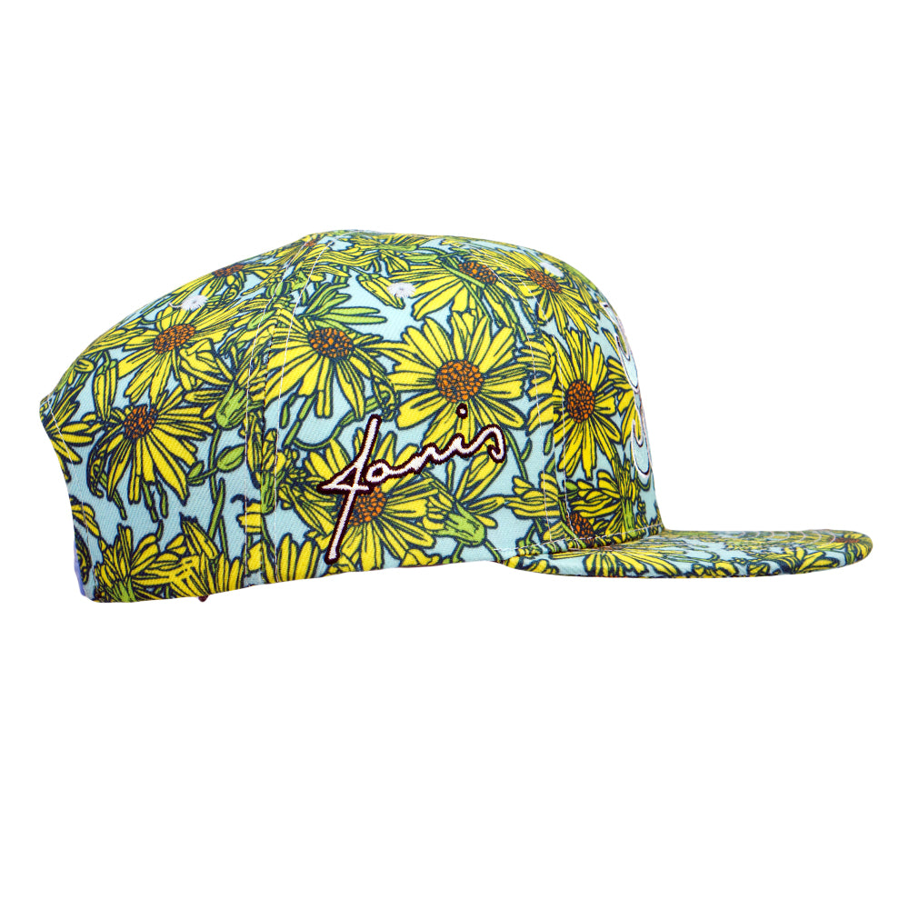 Janis Joplin Yellow Daisies Snapback Hat