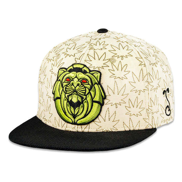 Peter Tosh Lion Statue Tan Fitted Hat