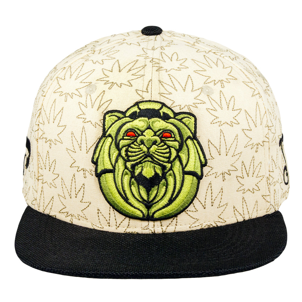 Peter Tosh Lion Statue Tan Fitted Hat