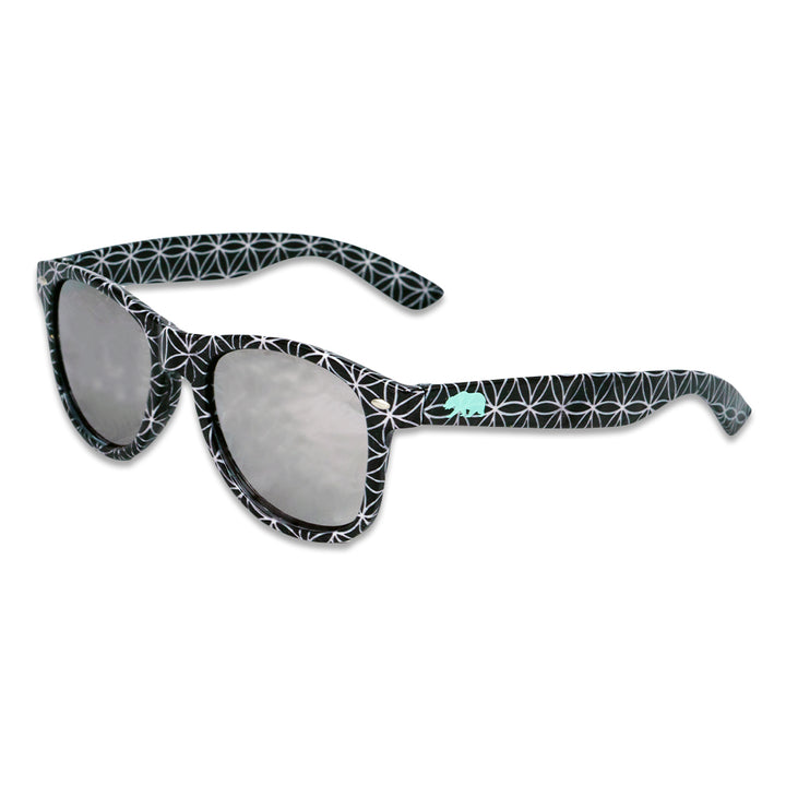 Flower of Life Black Sunglasses