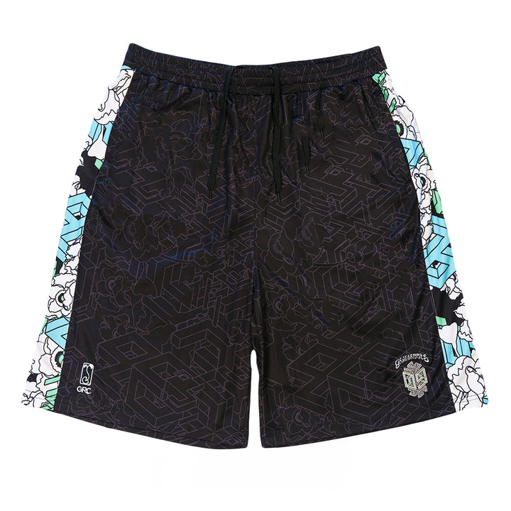 15th Anniversary Black Mesh Shorts