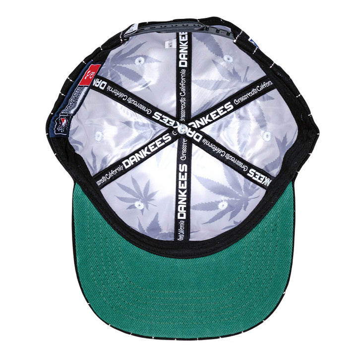 Dankees Black Pinstripe Snapback Hat