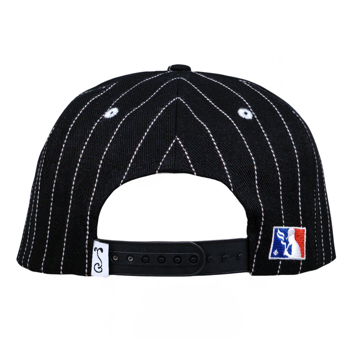 Dankees Black Pinstripe Snapback Hat