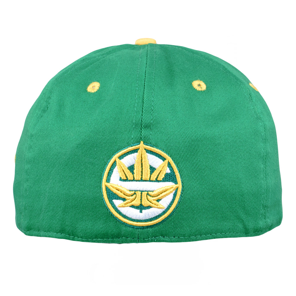 Super Chronics Green Fitted Hat