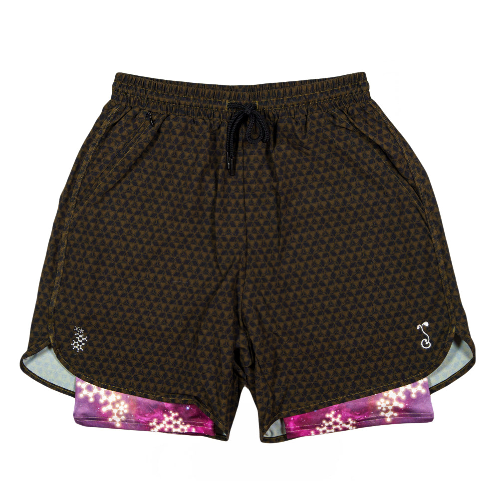 LSD Nebula Geometric Athletic Liner Shorts