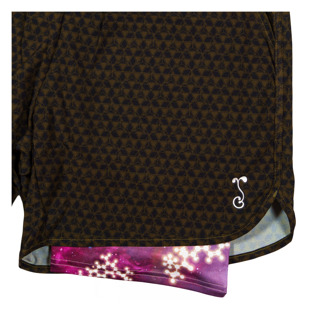 LSD Nebula Geometric Athletic Liner Shorts