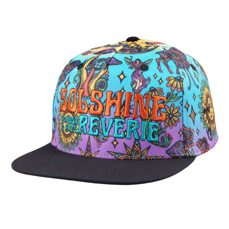 Solshine Reverie Pattern Snapback Hat